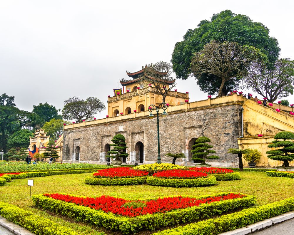 The-main-gate-of-thang-long-imperial-citadel-in-hanoi-vietnam